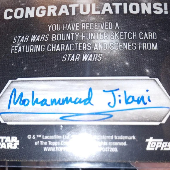 Star Wars Greedo Sketch Card - Picture 5 of 16